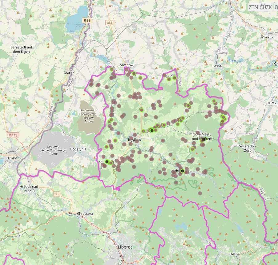 Mapa revitalizačních opatření